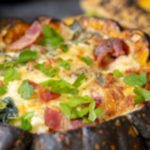 Neff's Halloween Recipes - Baked Pumpkin with Cheese and Bacon Dip
