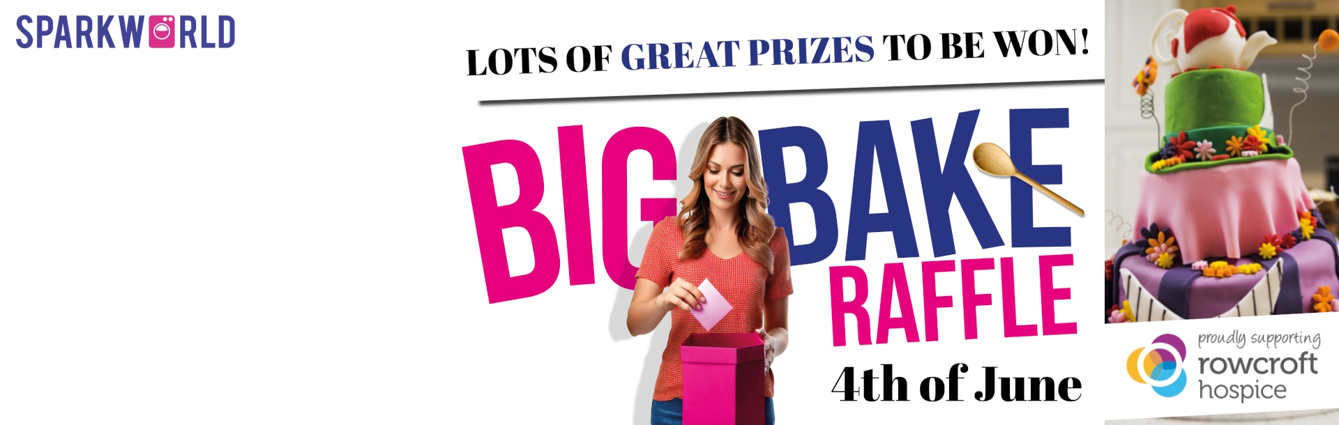 Sparkworld Big Bake Raffle For Rowcroft