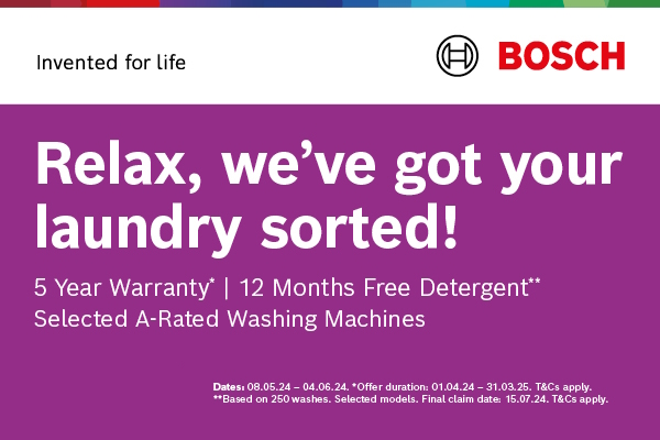 Bosch Detergent Promotion