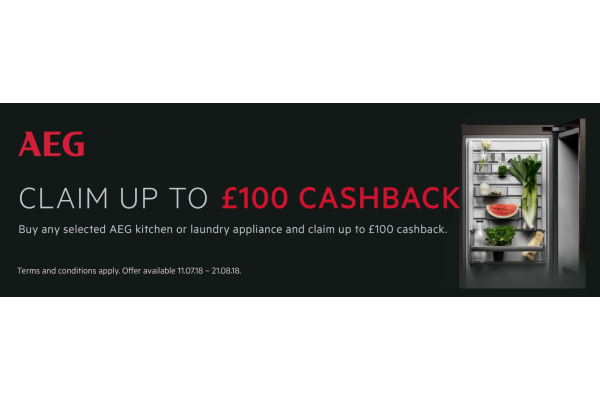 AEG Summer Cashback Promotion 2018