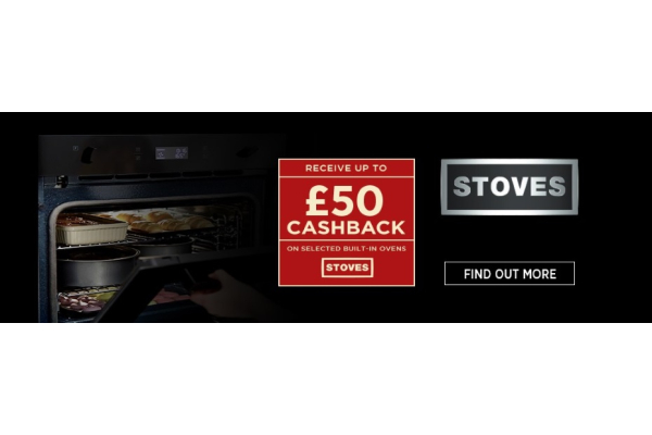 Cashback on Stoves new built-in oven range