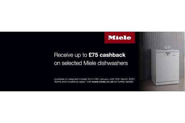 Dishwasher cashback from Miele