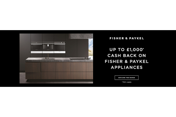 Earn cashback with Fisher Paykel