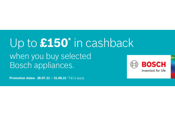 Bosch Cashback Promotion – 28th July to 31st August 2021