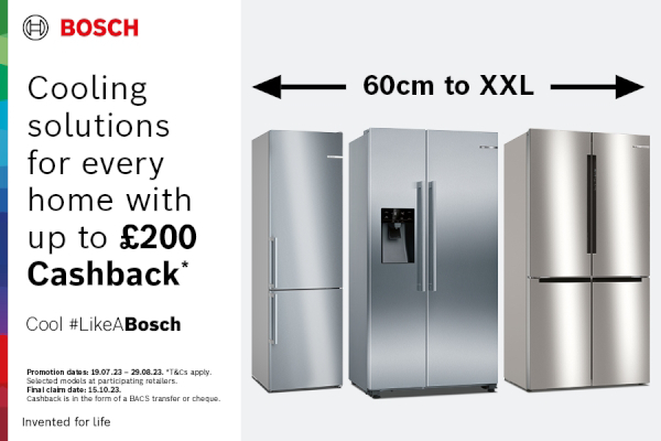 Bosch Cashback Promotion 19.07.2023