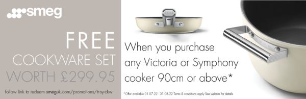 Smeg Victoria & Symphony cookware promotion