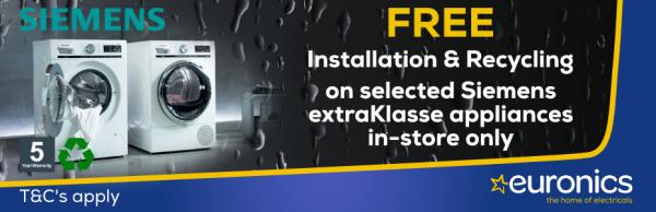 Siemens extraKlasse Free Installation and Recycling
