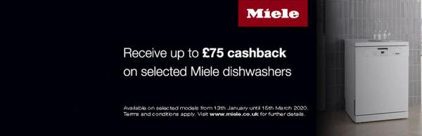 Dishwasher cashback from Miele