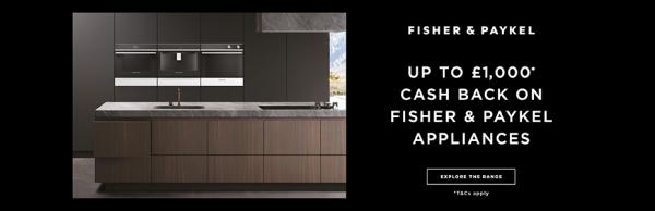 Earn cashback with Fisher Paykel